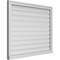 Ekena Millwork Vertical Surface Mount PVC Gable Vent: Functional, w/ 2"W x 2"P Brickmould Sill Frame, 40"W x 32"H GVPVE40X3203SF - alternate 2